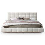 Hudson Ivory Boucle King Bed - Image 5