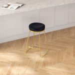 Jane 26"  Luxury Upholstered Stool - Image 5