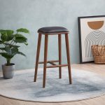 Jason  PU Leather Bar Stool - Image 2