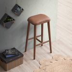 Jason  PU Leather Bar Stool - Image 3