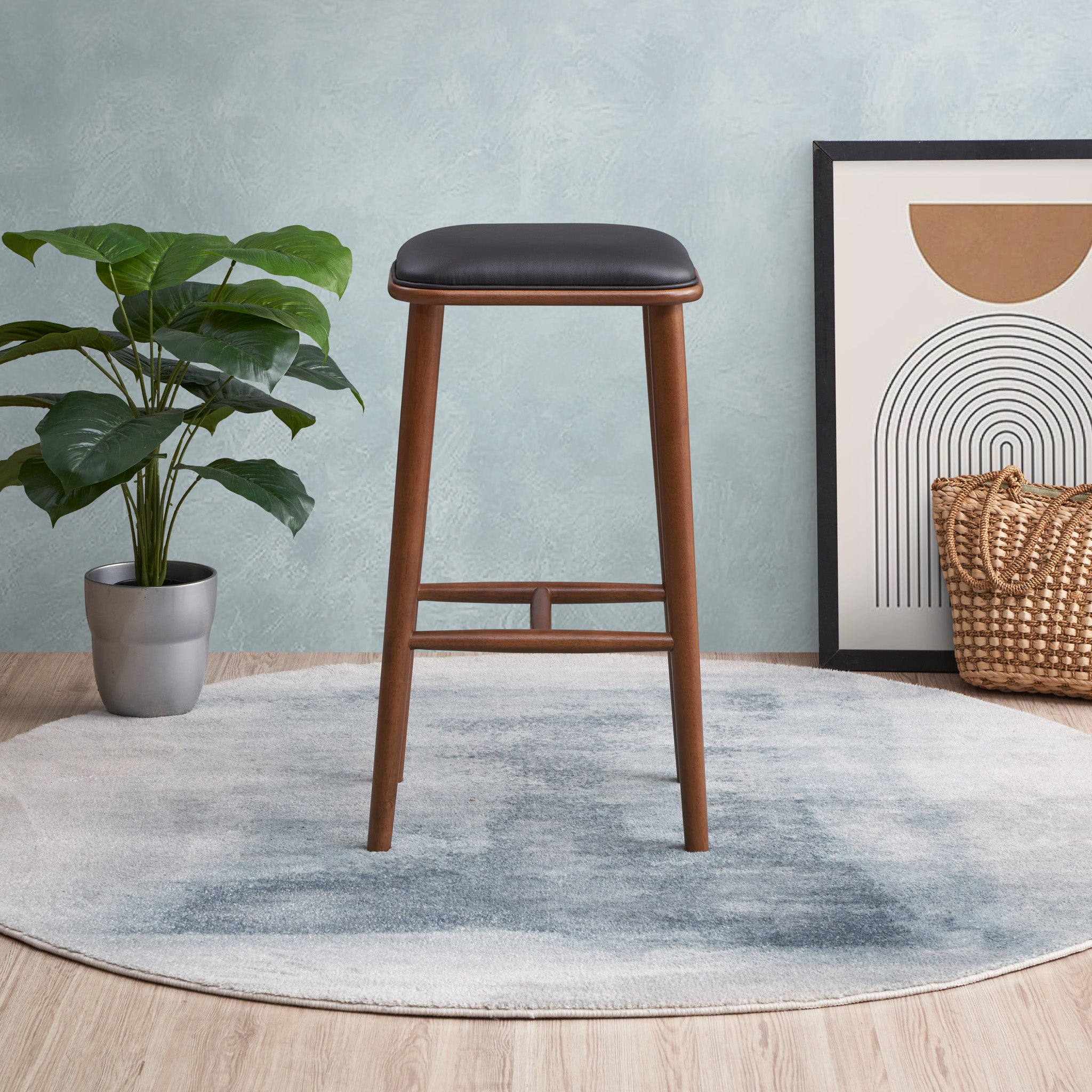 Jason PU Leather Bar Stool Jason PU Leather Bar Stool
