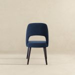 Juliana Mid Century Modern Blue Fabric Dining Chair (Set Of 2) - Image 5