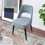 Juliana Mid Century Modern Grey Fabric Dining Chair (Set Of 2) - Image 4