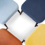 Juliana Mid Century Modern Yellow Fabric Dining Chair (Set Of 2) - Image 5