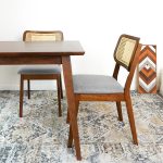 Kaden Dark Gray Linen Dining Chair (Set Of 2) - Image 2