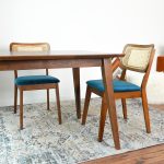 Kaden Navy Blue Velvet Dining Chair (Set Of 2) - Image 2