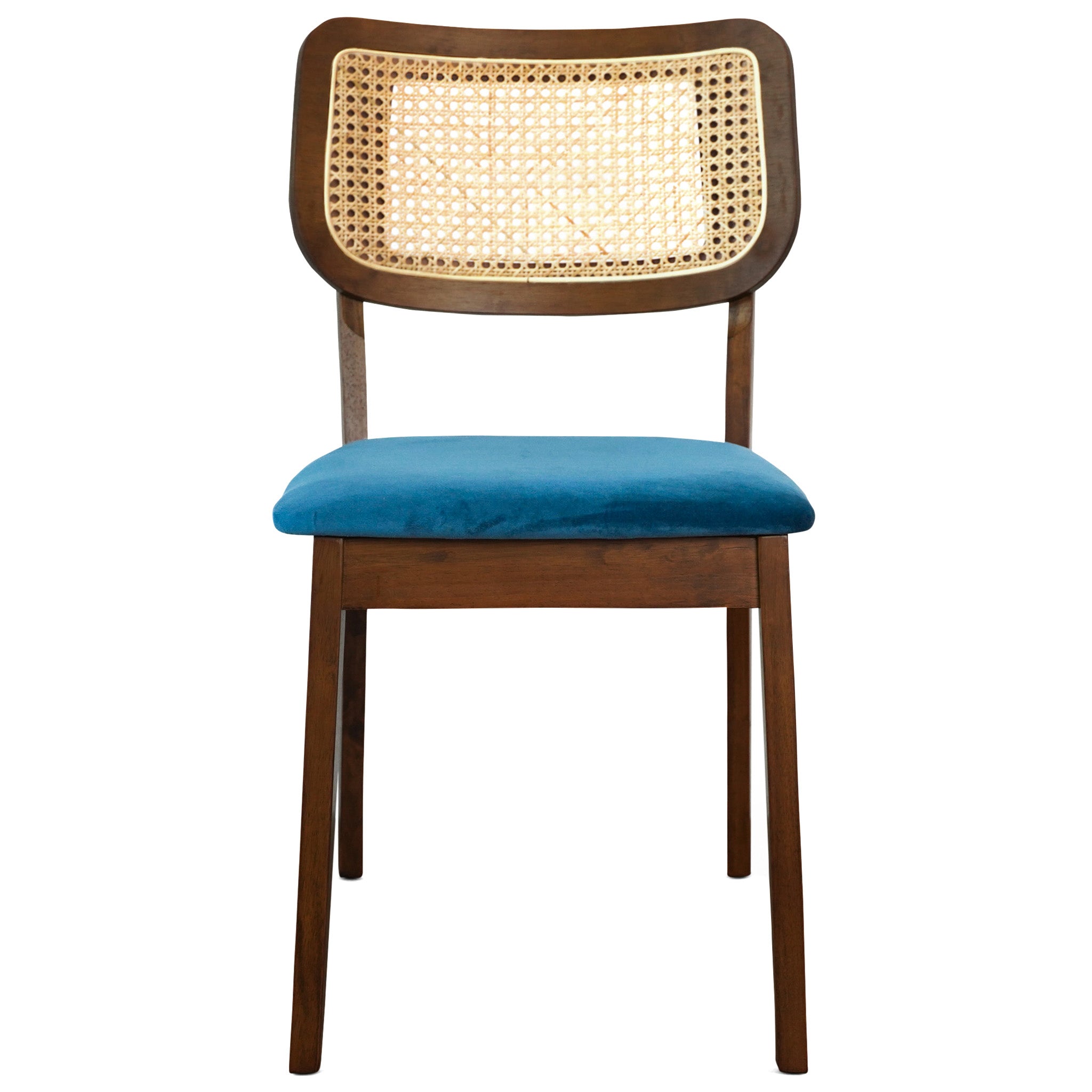 Kaden Navy Blue Velvet Dining Chair (Set Of 2) Kaden Navy Blue Velvet Dining Chair (Set Of 2)