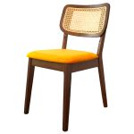 Kaden Orange Velvet Dining Chair (Set Of 2) - Image 4