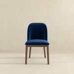 Kaitlyn  Navy Blue Velvet Dining Chair (Set Of 2) - Image 3
