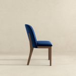 Kaitlyn  Navy Blue Velvet Dining Chair (Set Of 2) - Image 5