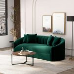 Kante  Green Velvet Sofa - Image 2