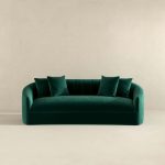 Kante  Green Velvet Sofa - Image 3