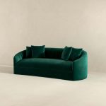 Kante  Green Velvet Sofa - Image 5