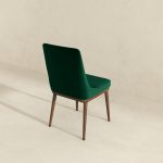 Kate  Green Velvet Solid Wood Dining Chair (Set Of 2) - Image 5