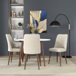 Katie Beige Velvet Dining Chair (Set Of 2) - Image 2