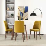 Katie  Gold Velvet Dining Chair (Set Of 2) - Image 2