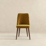 Katie  Gold Velvet Dining Chair (Set Of 2) - Image 3