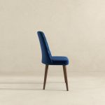 Katie  Navy Blue Velvet Dining Chair (Set Of 2) - Image 5