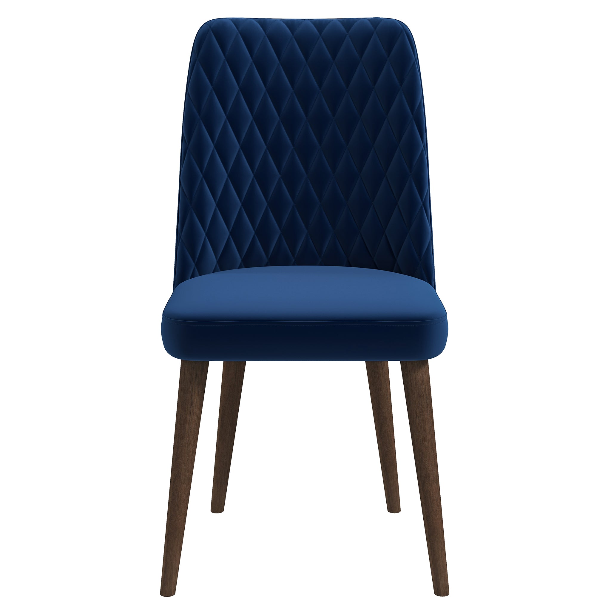Katie Navy Blue Velvet Dining Chair (Set Of 2) Katie Navy Blue Velvet Dining Chair (Set Of 2)