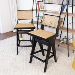 Keira Rattan Bar Stool (Set of 2) - Image 3