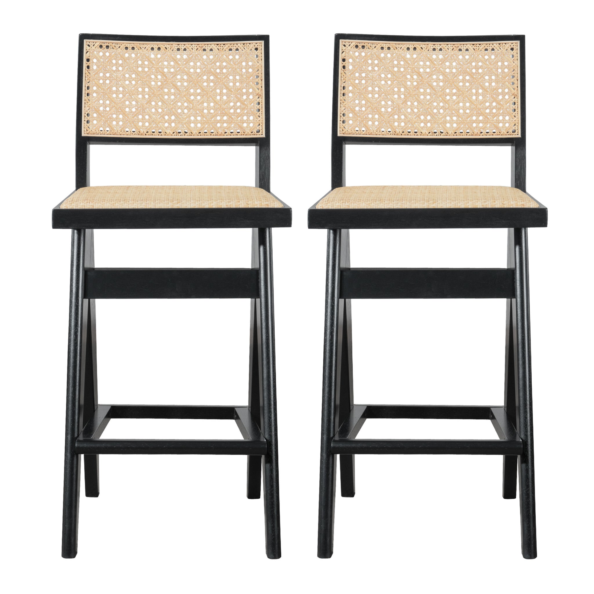 Keira Rattan Bar Stool (Set of 2) Keira Rattan Bar Stool (Set of 2)