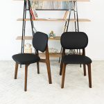 Kelsey  Black Leather Dining Chair (Set Of 2) - Image 2