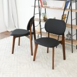 Kelsey  Black Leather Dining Chair (Set Of 2) - Image 4
