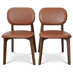 Kelsey Brown Leather Dining Chair (Set Of 2) - Image 5