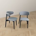 Korbin Grey Fabric Dining Chair (Set of 2) - Image 3