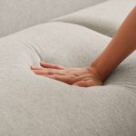 Larisa Mid Century Modern Linen Sofa - Image 4