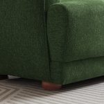 Larisa Mid Century Modern Linen Sofa - Image 5