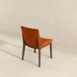 Laura  Burnt Orange Velvet Solid Wood Dining Chair (Set Of 2) - Image 3
