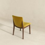 Laura  Gold Velvet Solid Wood Dining Chair (Set Of 2) - Image 3