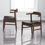 Leon Mid-Century Modern Leather Dining Chair (Set of 2) - Image 4