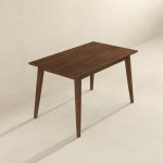 Levi Modern Style Solid Wood Rectangular Dining Kitchen Table 47" - Image 4