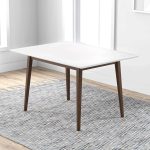 Levi Modern Style Solid Wood Rectangular Dining Kitchen Table 63" - Image 2
