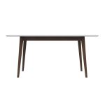 Levi Modern Style Solid Wood Rectangular Dining Kitchen Table 63" - Image 5