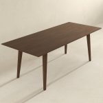 Levi Modern Style Solid Wood Rectangular Dining Kitchen Table 86" - Image 4