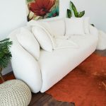 Linden Ivory Boucle Sofa - Image 4