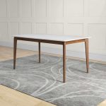 Lindsey  Solid Wood White Top Dining Table - Image 5