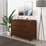 Lionel Mid Century Modern Solid Wood 6-Drawer Dresser - Image 2