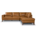 London  Leather Sectional Sofa Right Facing - Image 4