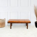 Maddox Bench (Tan Leather) - Image 2