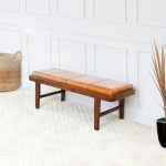 Maddox Bench (Tan Leather) - Image 3