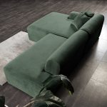 Mar Sectional Green Corduroy Sofa (Right Facing) - Image 5