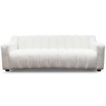 Marcus  Luxury Tight Back Cream Boucle Couch - Image 2