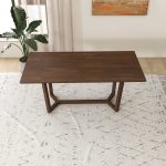 Marina  Solid Wood Dining Table In Brown - Image 5