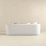 Markus Mid Century Modern Luxury Tight Back Boucle Couch In White - Image 5