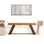 Marley Genuine Leather Bench In Tan - Image 5