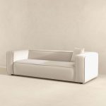 Marshall Modern Cream Boucle Sofa - Image 3